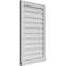 Ekena Millwork Vertical Surface Mount PVC Gable Vent w/ 2"W x 2"H , Brickmould Sill Frame, 20"W x 32"H GVPVE20X3203SN - alternate 2